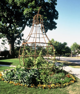Leslie Fry. Public garden sculpture in Wisconsin